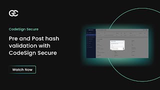 CodeSign Secures Reproducible Build Feature with Pre and PostHash Validation [upl. by Gaeta865]