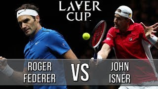 Roger Federer Vs John Isner  Laver Cup 2018 Highlights HD [upl. by Camilo]