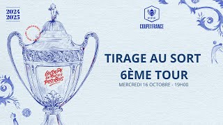 Tirage au sort du 6ème tour Coupe de France [upl. by Agata797]