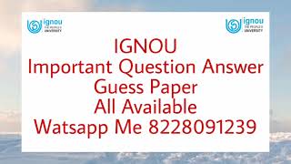 Ignou MBAFM Solved guess paper 2024  ignou MBAFM notes 2024  solved guess  Wtsp pdf 8228091239 [upl. by Damas]