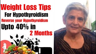 Weight loss tips for Hypothyroidism  Reverse your Hypothyroidism  Diet workout amp other tips [upl. by Ecirahs]