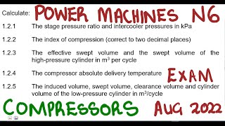 Power Machines N6 Compressors August 2022 mathszoneafricanmotives [upl. by Aihsiyt]