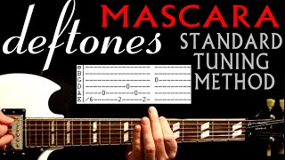 Deftones Mascara Guitar Lesson  Guitar Tabs  Guitar Tutorial  Guitar Chords  Guitar Cover [upl. by Glassman]