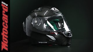 XLite X803 Ultra Carbon análisis del casco en Motocardcom [upl. by Artekal59]