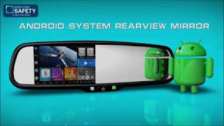 GSeries Replacement Mirror Monitor with Android Operated Display by Rear View Safety [upl. by Aihsenod]