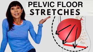 Pelvic Floor Stretches  Relieve Pelvic Pain amp Pelvic Muscle Spasm  Physiotherapy for Women amp Men [upl. by Anivla]