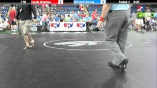 Cadet 170  Jacob Woolson New York vs Mitchell Owens Washington [upl. by Goodden]