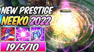 NEW NEEKO PRESTIGE SKIN 2022  MYTHIC SHOP MID GAMEPLAY  Best Build amp Runes  League of Legends [upl. by Ocko]