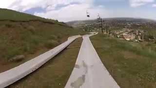 Alpine Coaster at TOP SPEED  Heritage Square Golden CO [upl. by Aikemahs906]