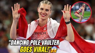 Pole Vaulters Dance Celebration Goes Viral After Winning Bronze Medal 😱 [upl. by Adnawaj873]