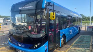 Thrash First Basildon ADL Enviro 200 MMC 67194 SN66WKR on service X10 [upl. by Novhaj]