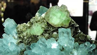 Mineralientage München  Munich Show 2024 for minerals Part 14 [upl. by Reilamag]