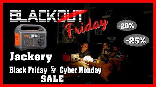 JACKERY Black Friday SALE  Powerstation amp Solar für Blackout amp Camping [upl. by Virgilia]