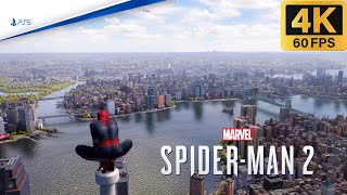 Marvels SpiderMan 2 PS5  Free Roam Gameplay 4K 60FPS [upl. by Nnylirret]