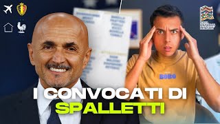 🇮🇹 SPALLETTI STUPISCE ANCORA LA MIA REAZIONE AI CONVOCATI PER LE SFIDE CON BELGIO E FRANCIA [upl. by Gnut]