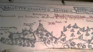 Mike Hallett Explains Prehistoric Seazoria Dragons Discovery Part 1 Nov 2012 [upl. by Kera668]