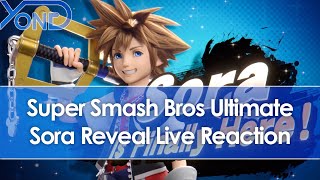 Smash Bros Ultimate Final Character Reveal Sora Live Reaction With YongYea [upl. by Dorcy]