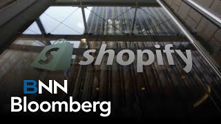 Shopify stock jumps as Q3 revenue shot up 26 [upl. by Nauqyaj897]