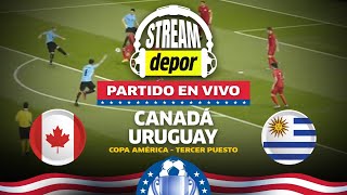 CANADÁ 2  2 URUGUAY 34 POSTPARTIDO GOLES Y RESUMEN  URUGUAY TERCER PUESTO COPA AMÉRICA 2024 [upl. by Terb974]