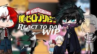 My hero academia react to Dabi  WIP [upl. by Krefetz]