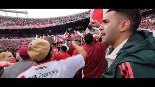 los borrachos del tablón 2024  river vs lanus  recibimiento HD [upl. by Angid]