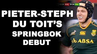 PieterSteph du Toits Springbok Debut [upl. by Mikkel911]