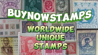 Checkout some very UNIQUE worldwide stamps mix [upl. by Nuahsed289]