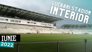 Lucrari Stadionul Municipal Sibiu imagini din INTERIOR [upl. by Tifanie194]