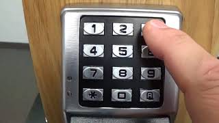 Adding a PIN to a Trilogy T3 lock at the keypad [upl. by Loria848]