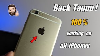 Back Tap on all iPhones  How to get Back Tap feature in iPhone 6s [upl. by Htilil214]