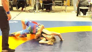 Wrestling  Ringen Einzelmeisterschaft Torgelow Greco Jugend B 48 kg Zimmermann  Schmidt F34 [upl. by Aicirtan]