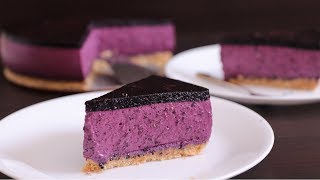 NoBake Blueberry Cheesecake Recipe [upl. by Kotto]