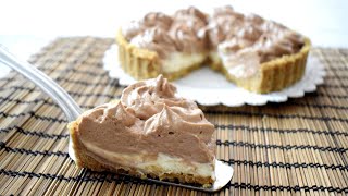 CROSTATA MORBIDA SENZA COTTURA CON CREMA ALLA NUTELLA Dolci Estivi Senza Forno [upl. by Launam]