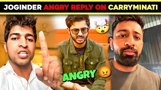 😡Joginder ANGRY REPLY on Carryminati Thara Bhai joginder Angry on Carryminati 😂  Fact Monster [upl. by Jezabella]