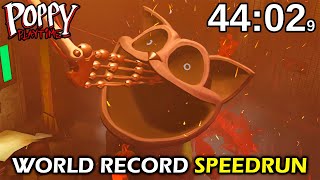 Poppy Playtime Chapter 3  The REAL World Record SPEEDRUN No Glitches [upl. by Sinnaoi472]