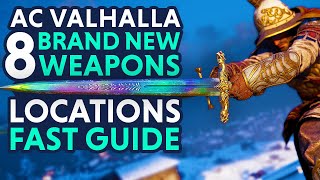 8 NEW Weapons amp Locations  Assassins Creed Valhalla Siege of Paris AC Valhalla Siege of Paris [upl. by Atinram]