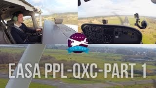 EASA PPL QXC  Part 1  Blackpool To RAF Woodvale  ATC Audio [upl. by Hamehseer]