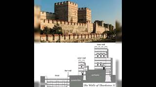 The Theodosian Walls the walls of Constantinople the strongest fortification of hum [upl. by Walczak542]