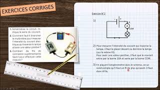 Energie  Episode 8 Exercices  réglages et placement dun ampèremètre [upl. by Seema901]