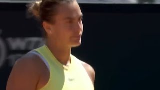 SABALENKA AND UKRAINIAN DECLINE TO SHAKE HANDS  ITALIAN OPEN R32 MAY 12 2024 [upl. by Ritz]