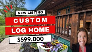 quotUltimate Retreat Custom 4BR Log Home on 10 Acres in Grantsburg WIquot [upl. by Gilli]