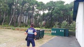 Anglet  un incendie dans la forêt de Chiberta [upl. by Ob]