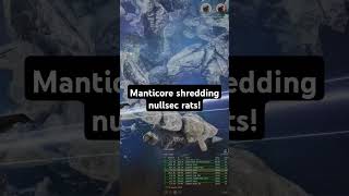 Manticore shredding Nullsec rats eveonlinegameplay shorts eveonline [upl. by Nylazor]