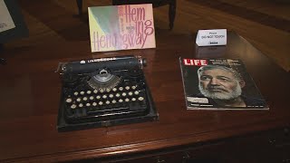 Exhibit showcases typewriters used by famous writers [upl. by Lilak130]