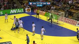 Euro 2014 M4  France 2725 Croatie 20140119 [upl. by Nelrac]