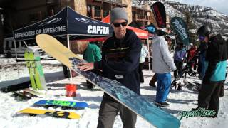 2015 Capita Charlie Slasher Snowboard Review by Peter Glenn [upl. by Samohtnhoj809]