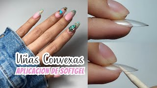 SOFTGEL extensions nails  Uñas CONVEXAS  Lucy Studio [upl. by Amitie131]