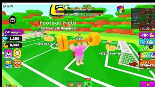 roblox strong simulator [upl. by Anaerda]