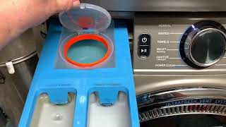 How  where to add OxyClean powder clothing brightener to GE UltraFresh washer with SmartDispense [upl. by Hector]