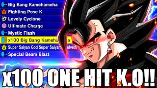 THE ONE HIT KO x100 BIG BANG KAMEHAMEHA BUILD [upl. by Adigun]